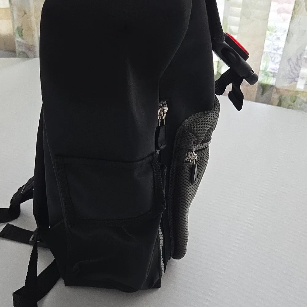 Vintage MTV Black and Gray Men's Backpack - NWT